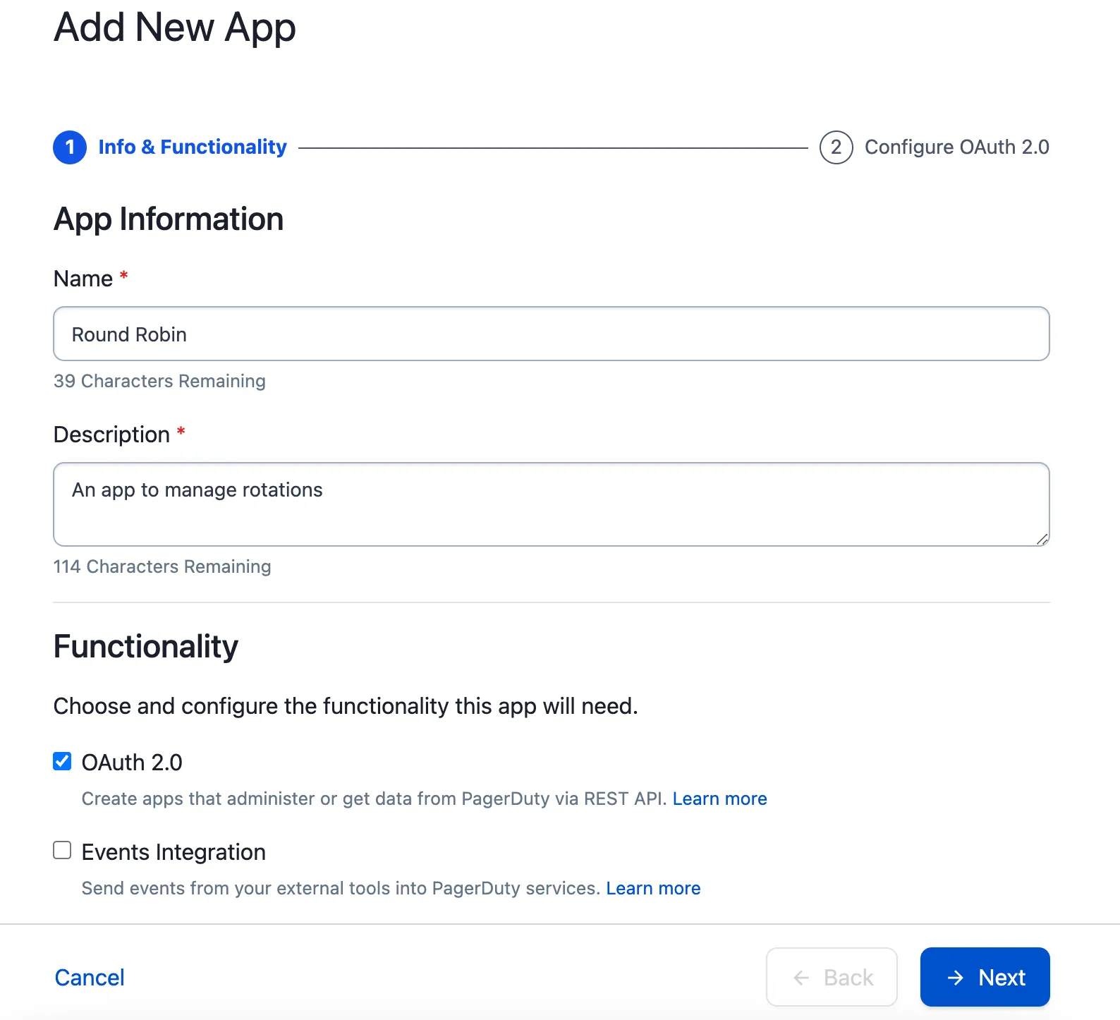 Create an OAuth 2.0 app